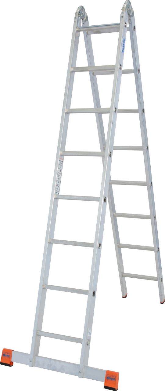 TriMatic double-sided hinged ladder 2x8 rungs (01-129918)