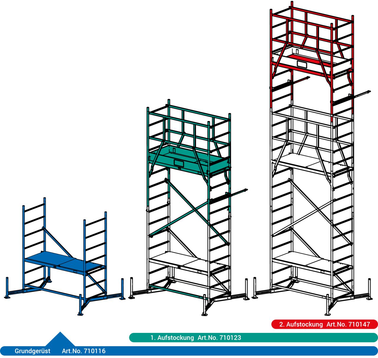 Climtec aluminium working scaffold (01-710147) — изображение 2
