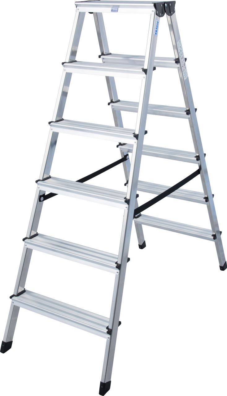 Dopplo Double-sided Standing step ladder 2x6 steps (01-120427)