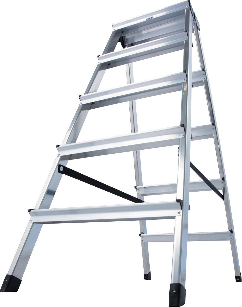 Dopplo Double-sided Standing step ladder 2x5 steps (01-120410) - Image 3